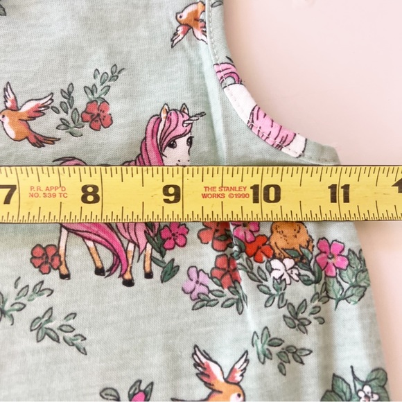 New Cotton Jersey Dress Forest Animals Print NWT - Picture 11 of 11